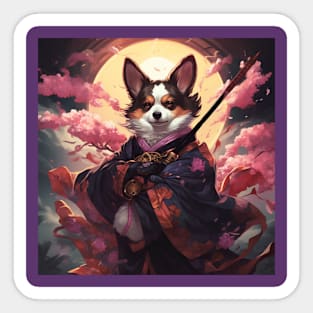 Anime Corgi Sticker